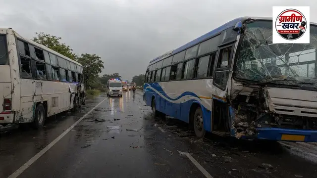 मुजफ्फरपुर-सीतामढ़ी मार्ग पर दो बसों की टक्कर, चालक की मौत और कई यात्री घायल